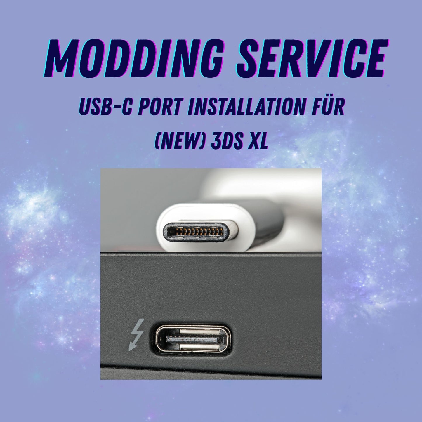 (New) 3DS XL USB-C Port installation Service