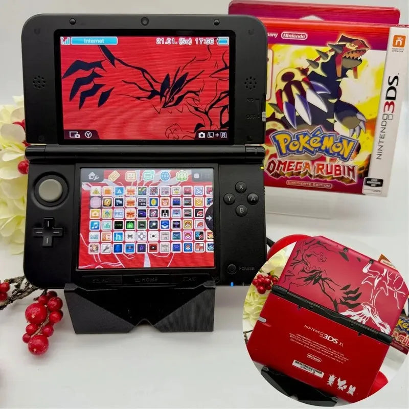 Nintendo 3DS XL Pokemon XY gemoddet