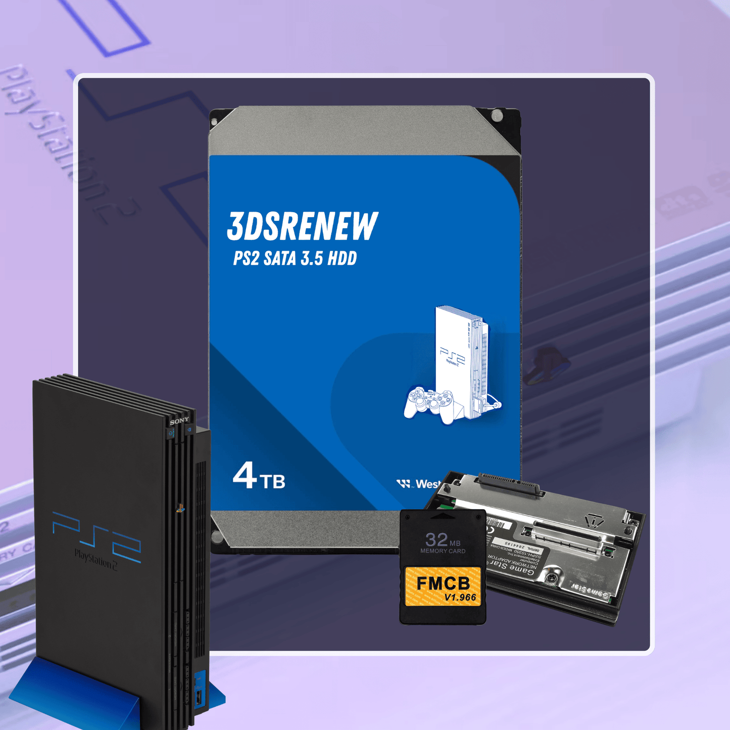 PS2 4TB Mod, All European PS2 Games (PS2 FAT & PC)