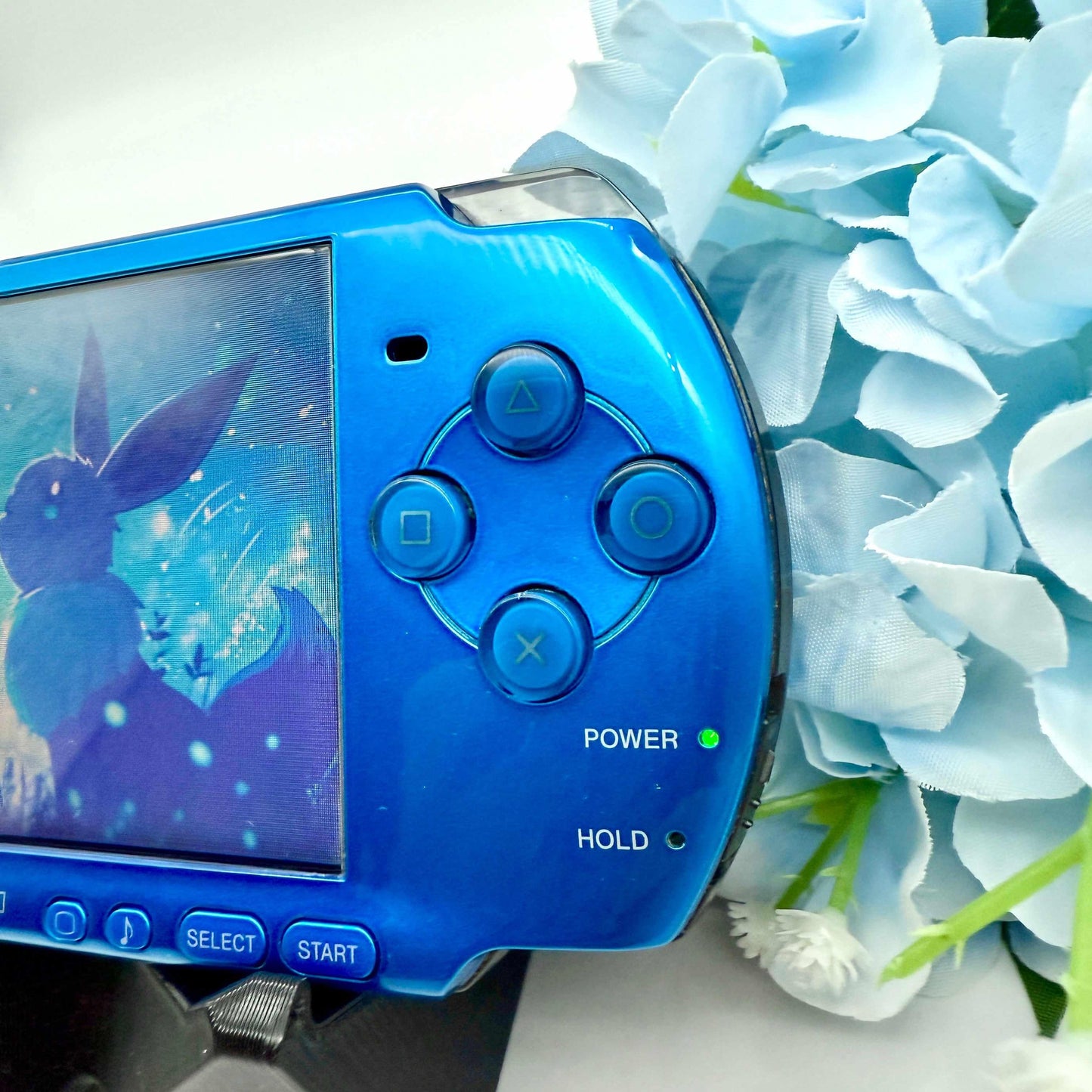 PSP 3000 in blau gemoddet