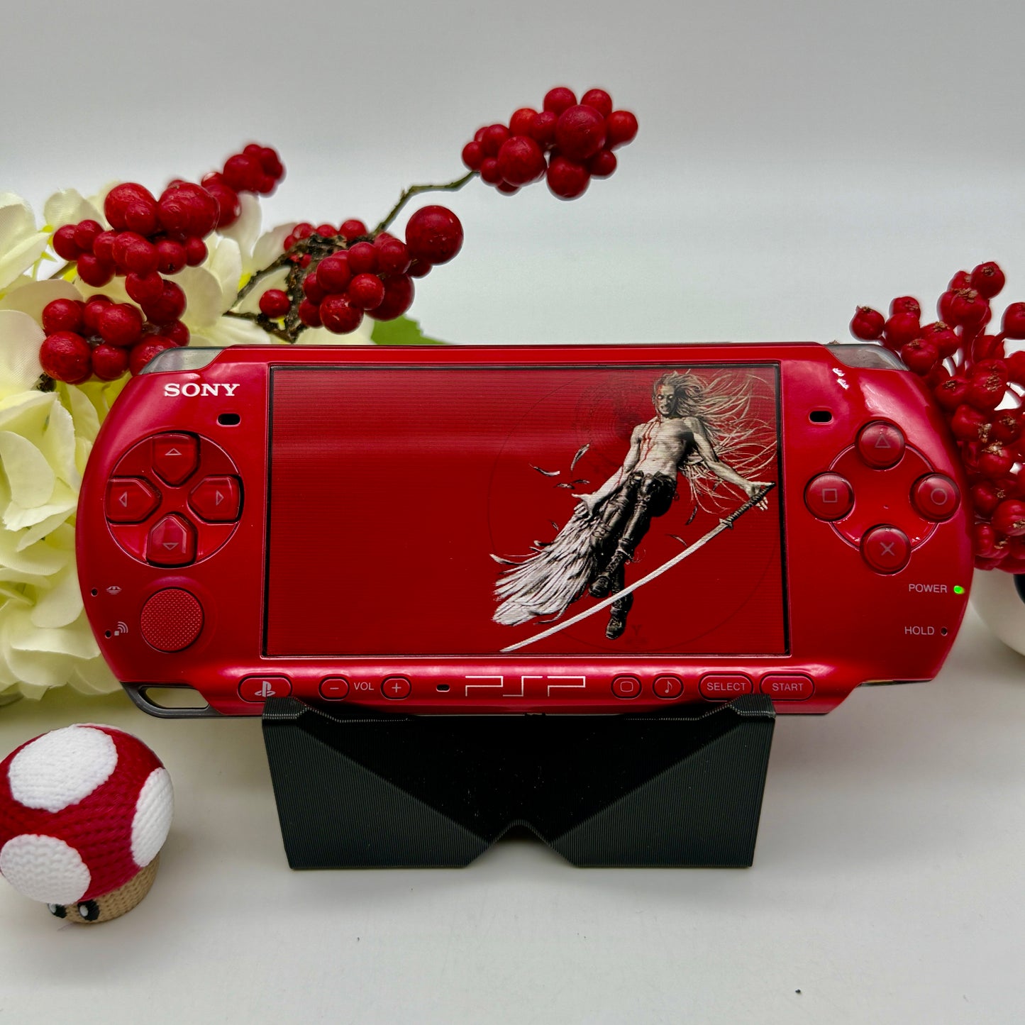 PSP 3000 in rot gemoddet