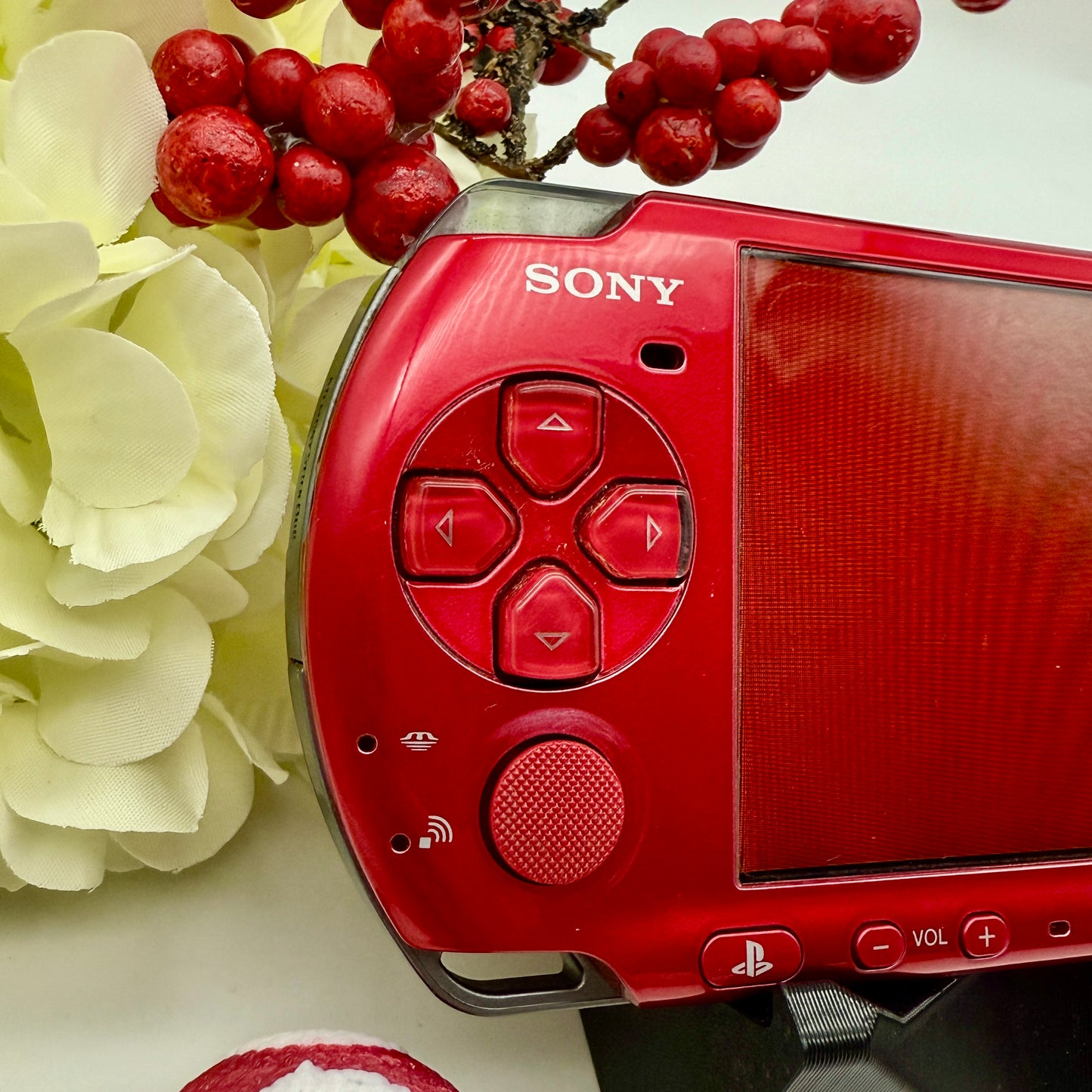 PSP 3000 in rot gemoddet