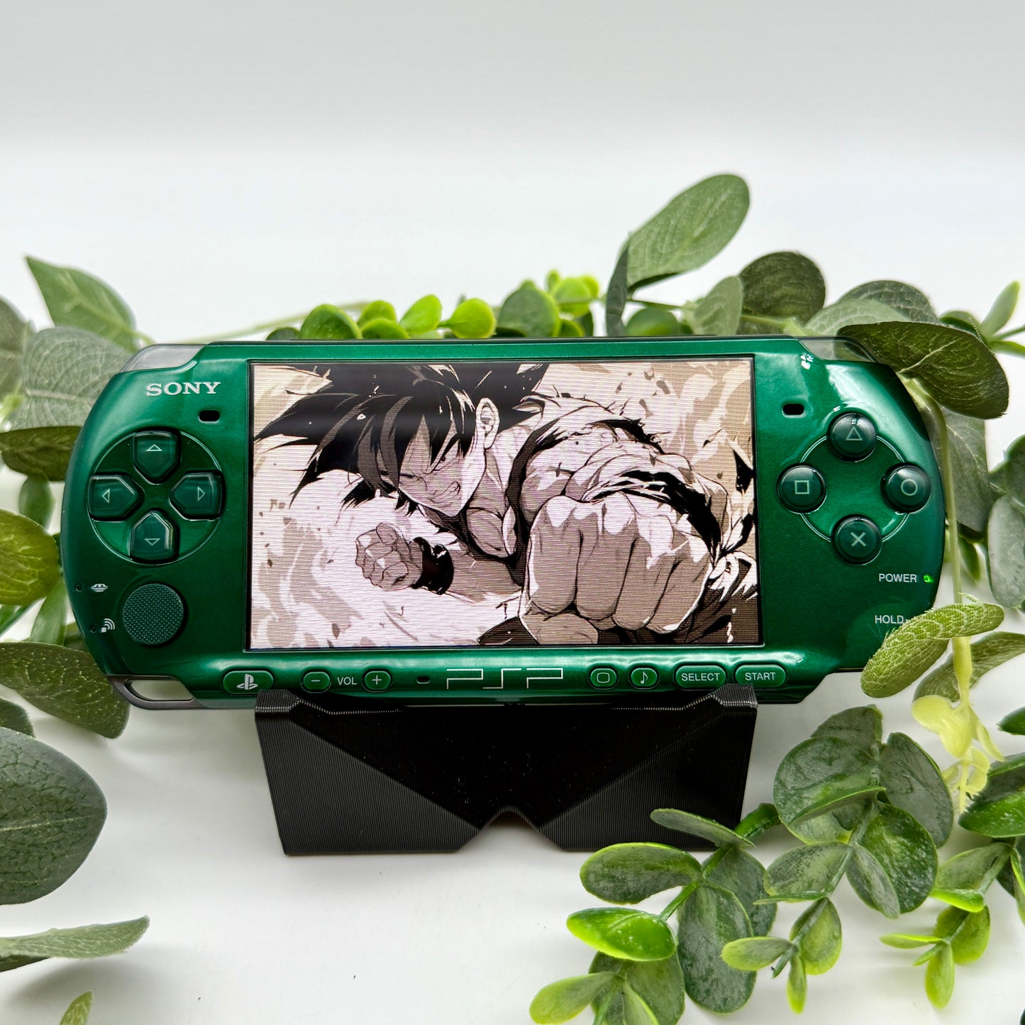 PSP 3000 in grün gemoddet