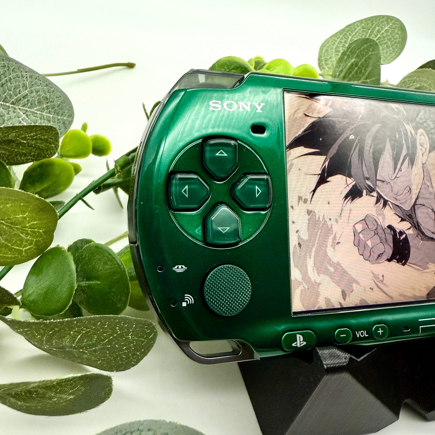 PSP 3000 in grün gemoddet