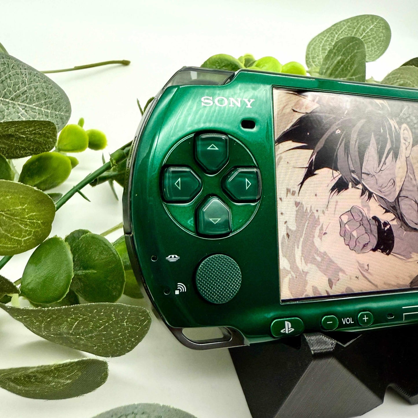 PSP 3000 in grün gemoddet