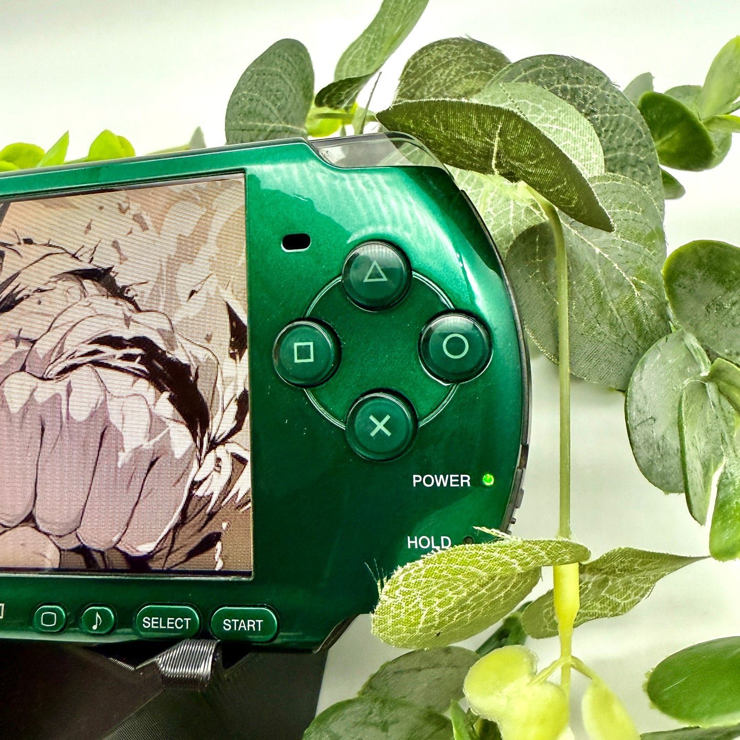 PSP 3000 in grün gemoddet