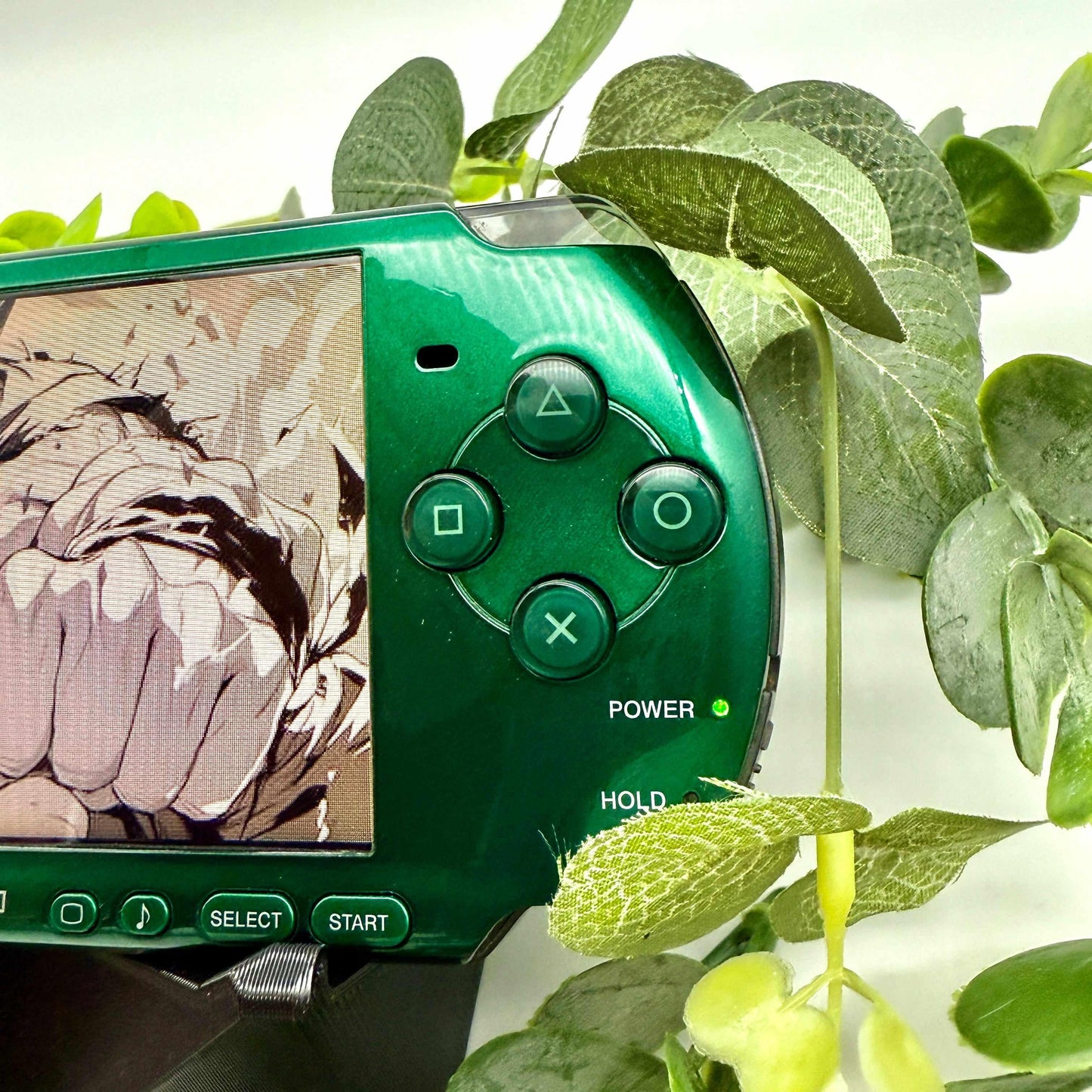 PSP 3000 in grün gemoddet