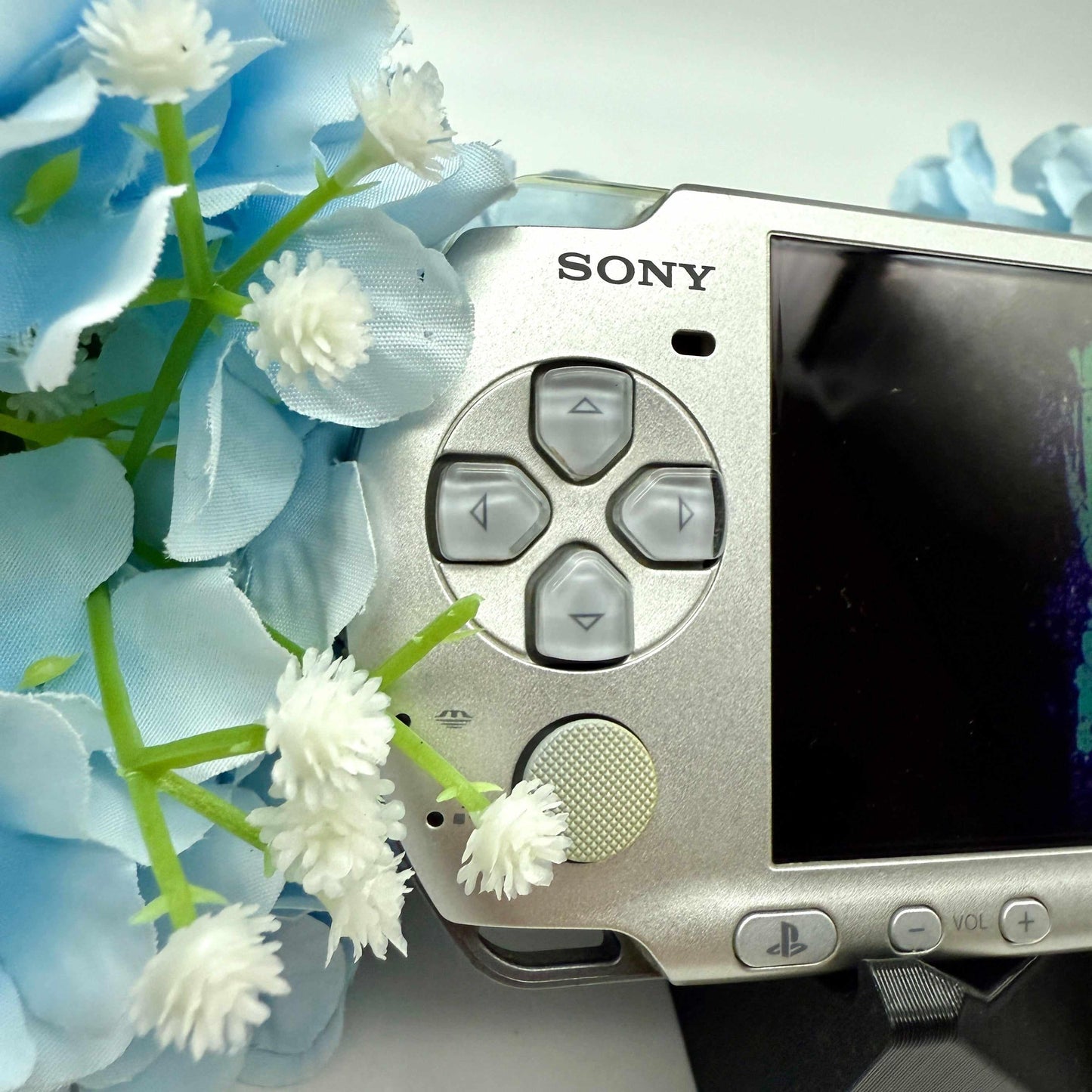 PSP 3000  in silber gemoddet