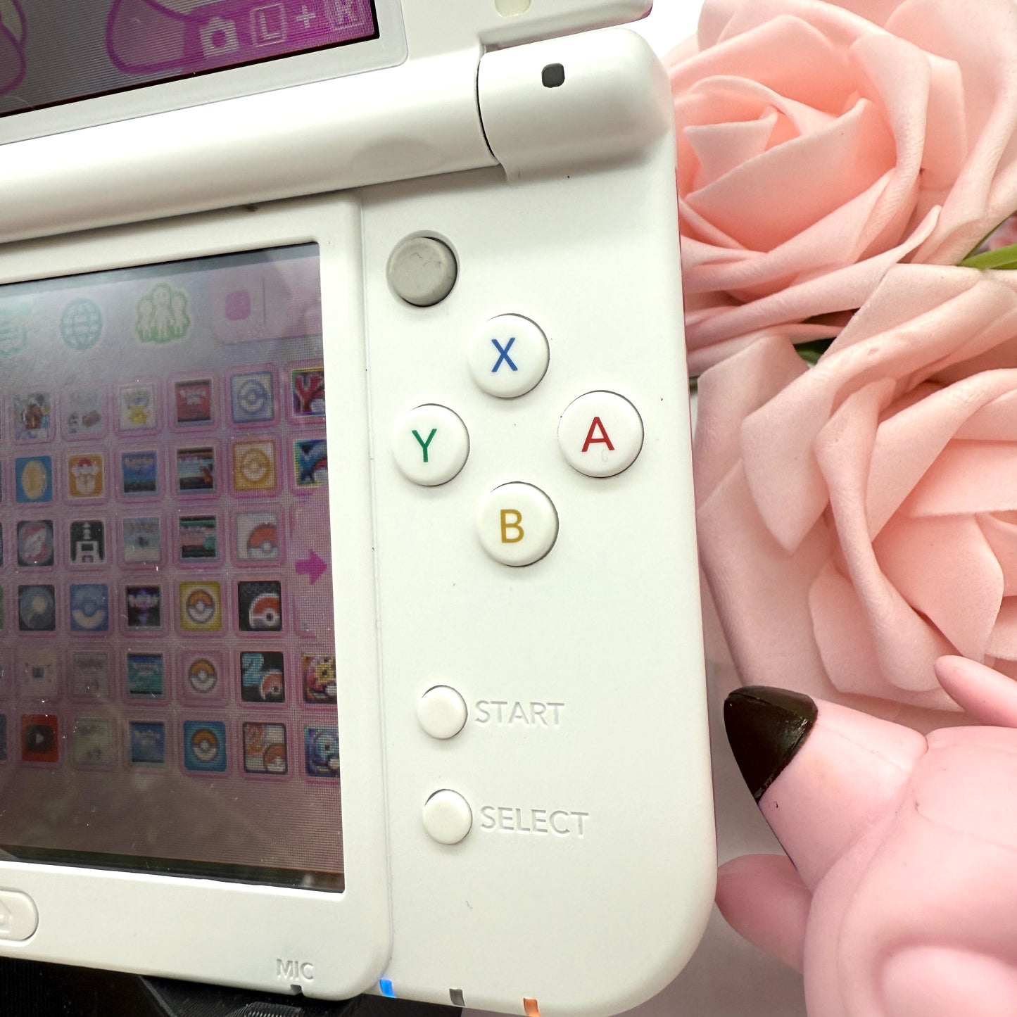 New Nintendo 3DS XL in pink gemoddet