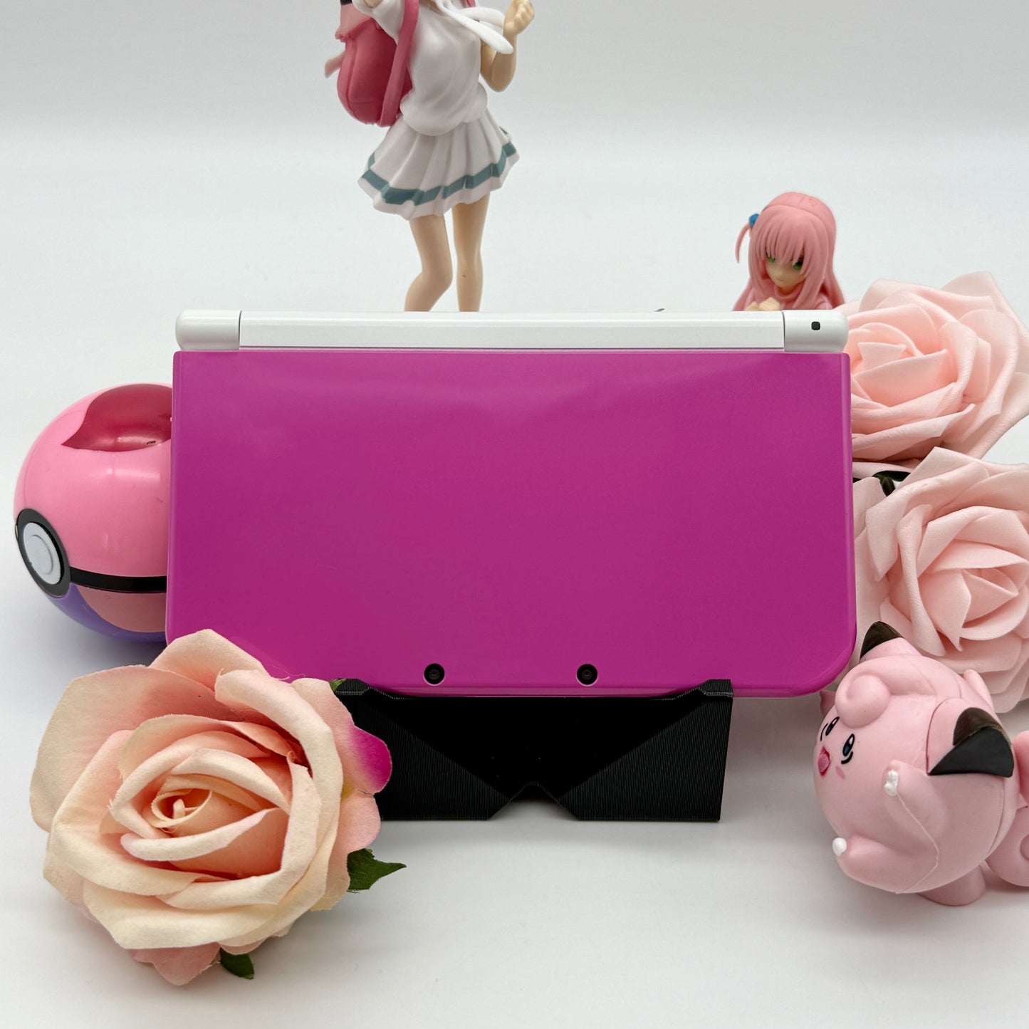 New Nintendo 3DS XL in pink gemoddet