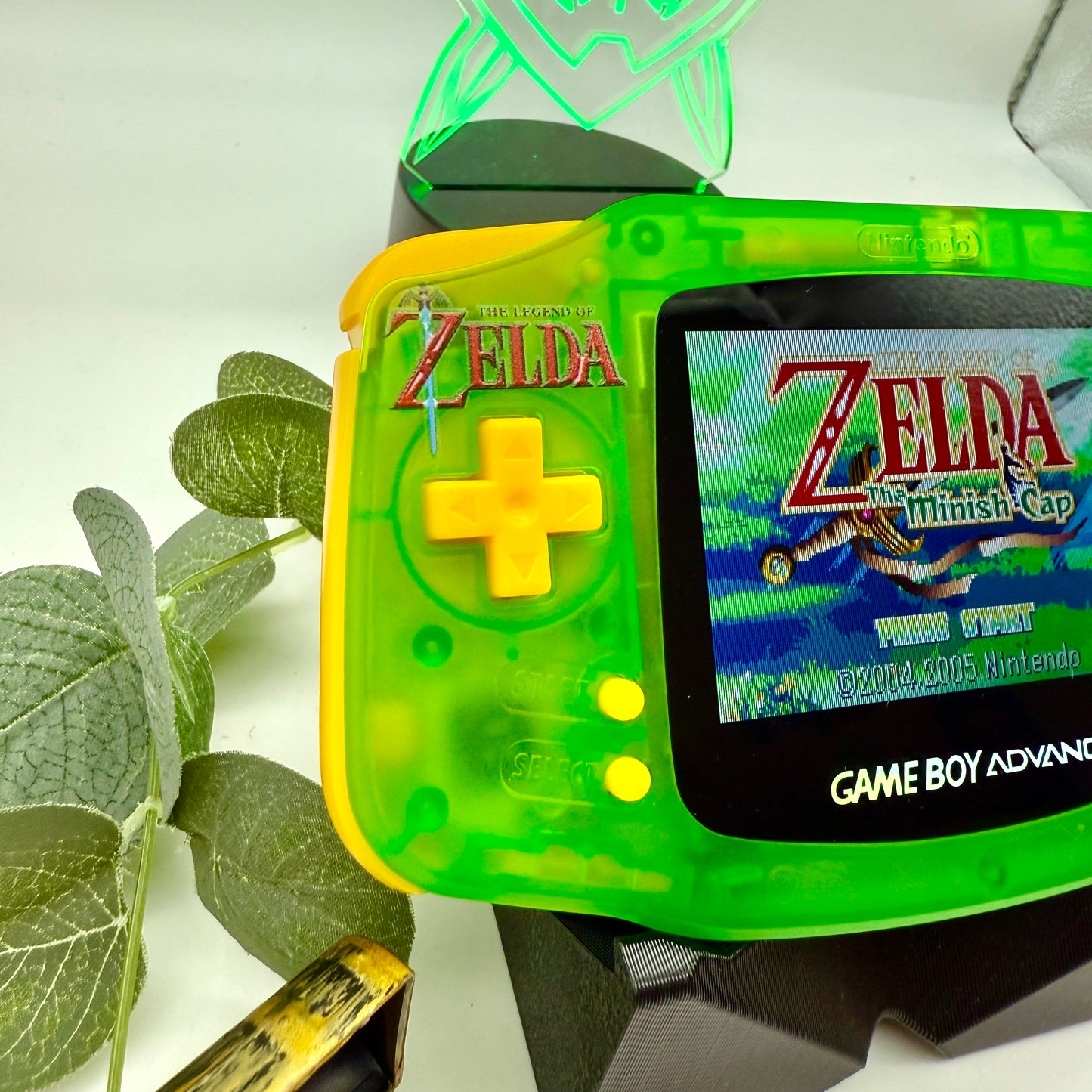 Gameboy Advance zelda design mit IPS Screen