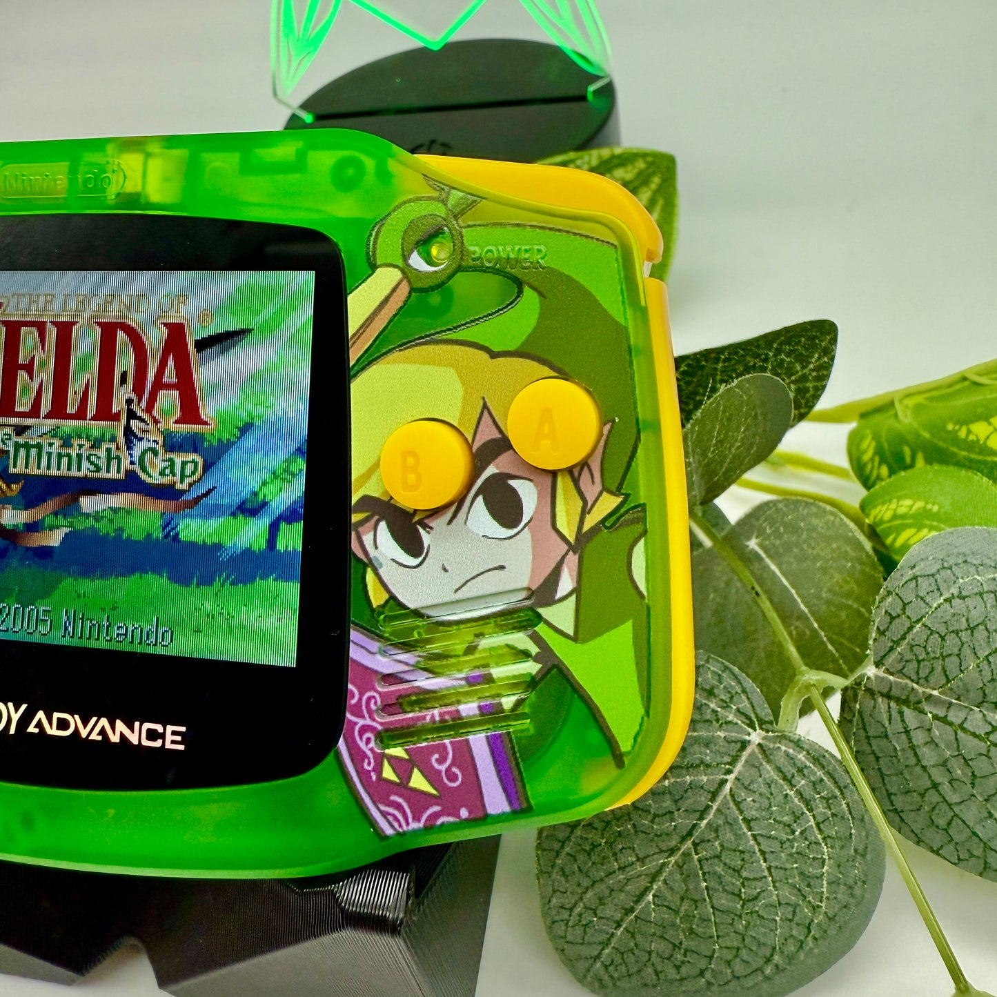 Gameboy Advance zelda design mit IPS Screen