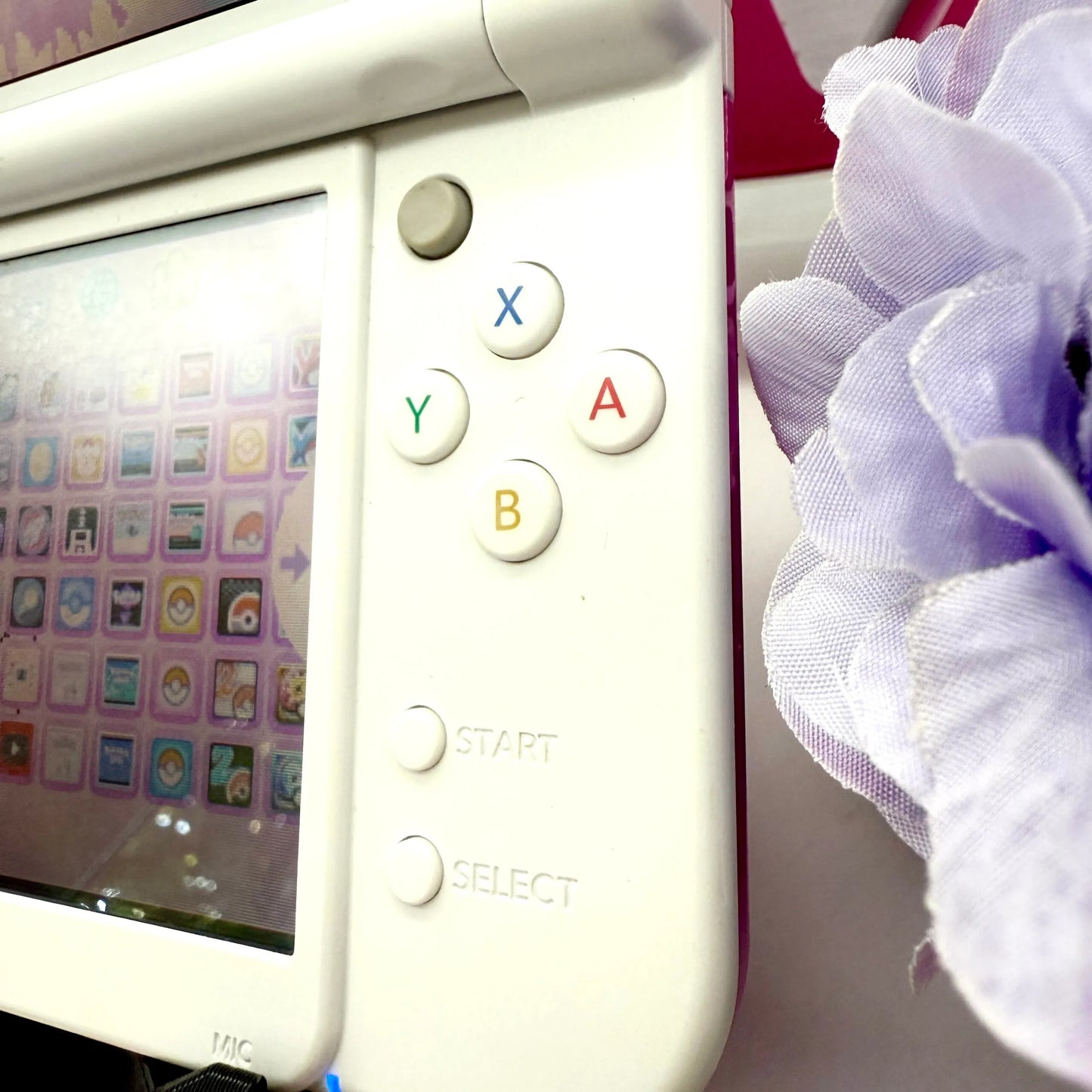 New Nintendo 3DS XL in pink gemoddet