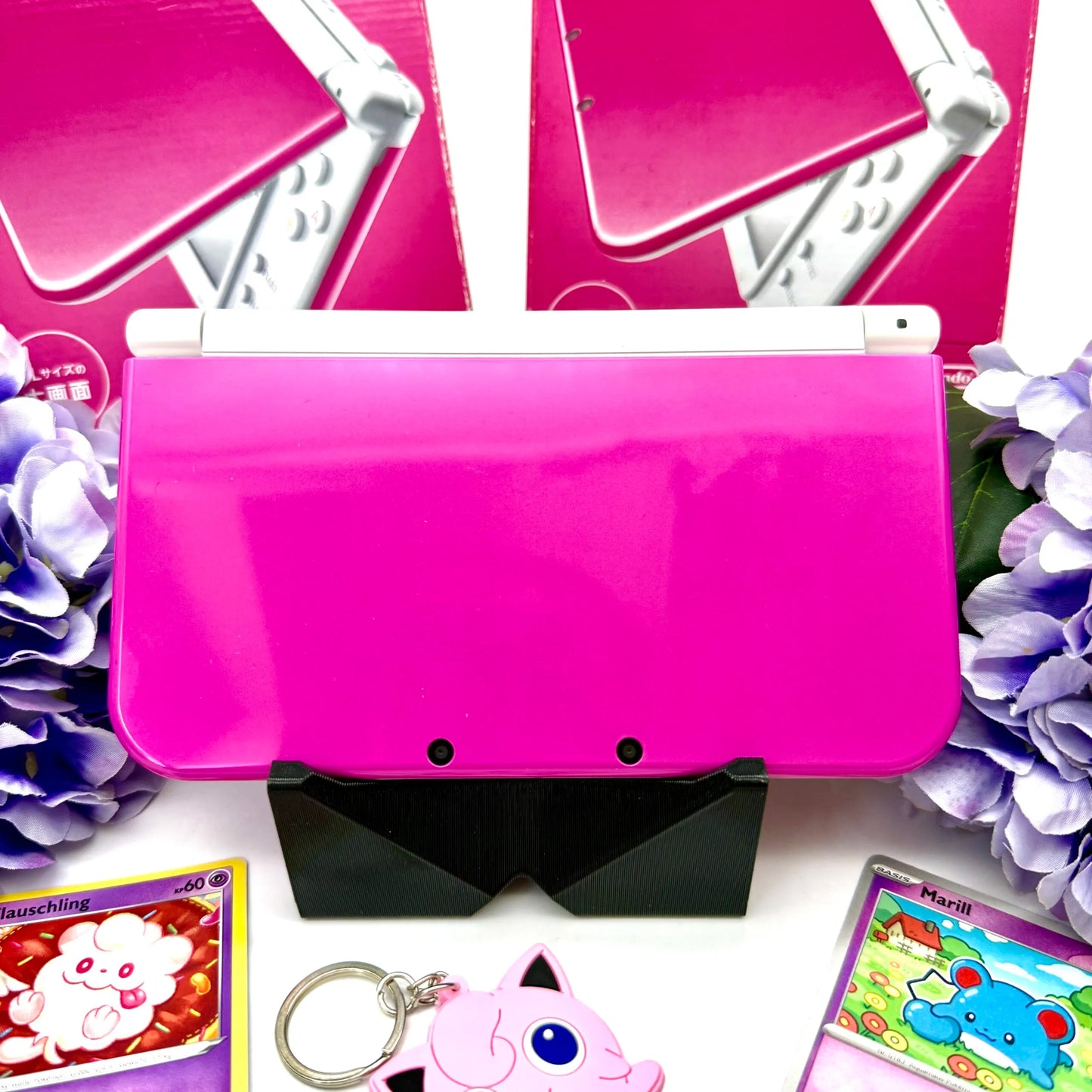 New Nintendo 3DS XL in pink gemoddet