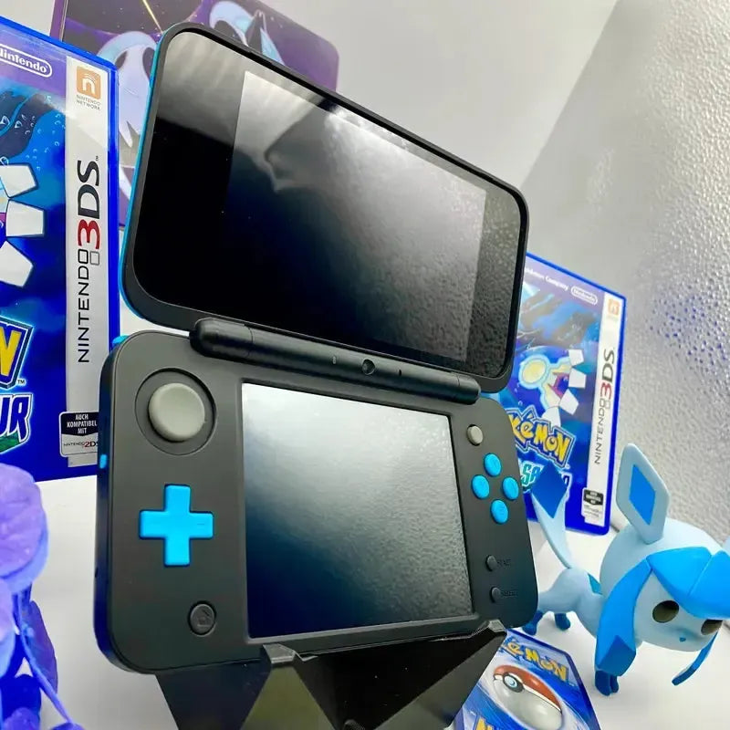 New Nintendo 2DS XL in schwarz/blau gemoddet