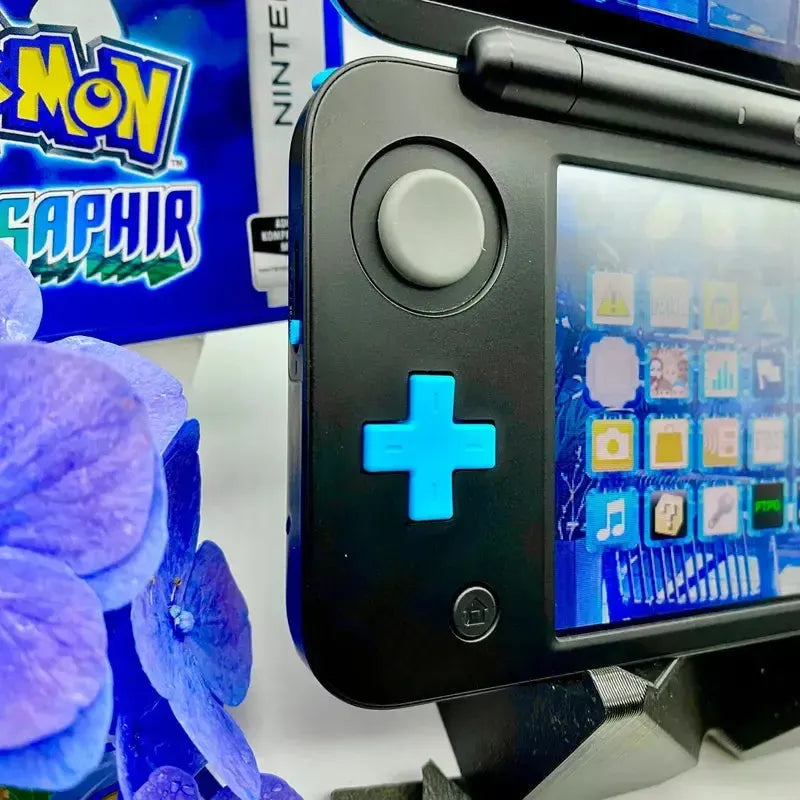 New Nintendo 2DS XL in schwarz/blau gemoddet