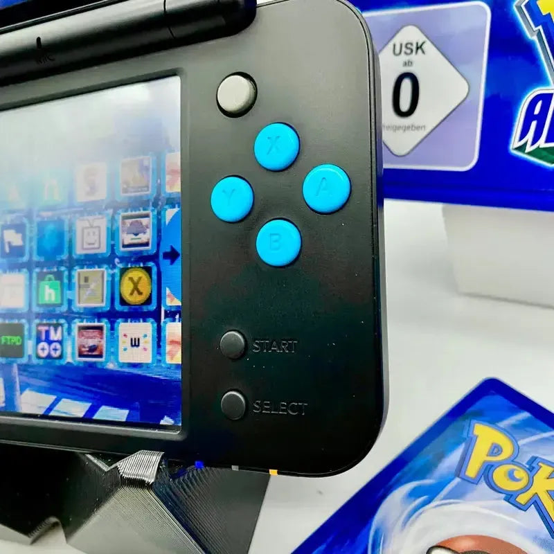 New Nintendo 2DS XL in schwarz/blau gemoddet
