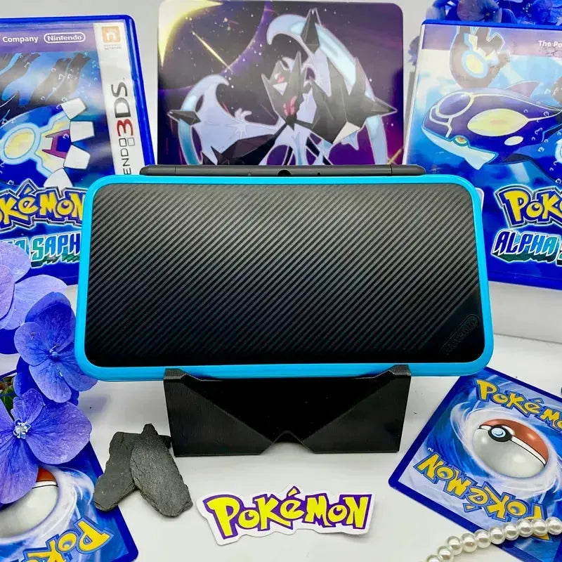 New Nintendo 2DS XL in schwarz/blau gemoddet