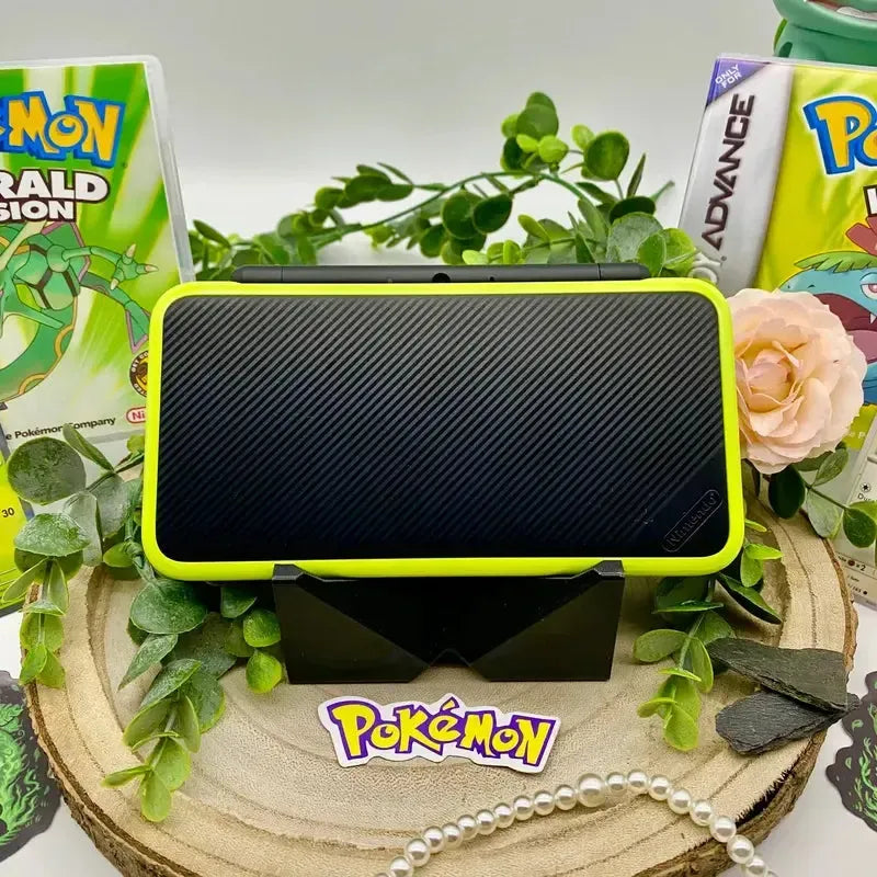 New Nintendo 2DS XL in schwarz/grün gemoddet