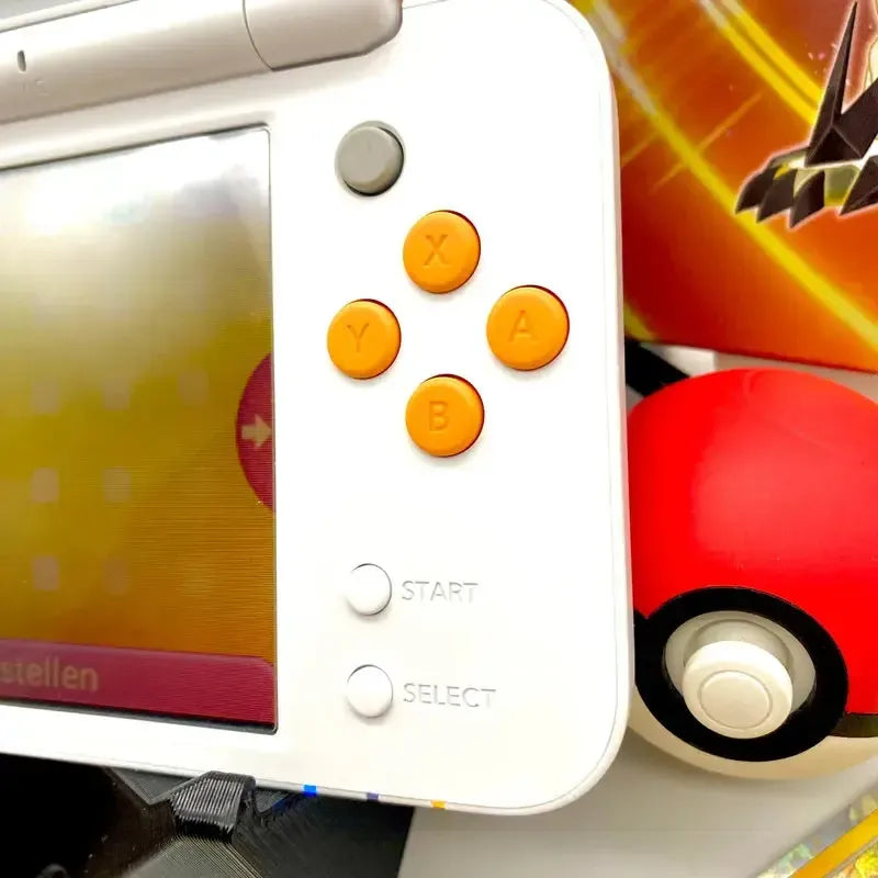 New Nintendo 2DS XL in weiß/orange gemoddet