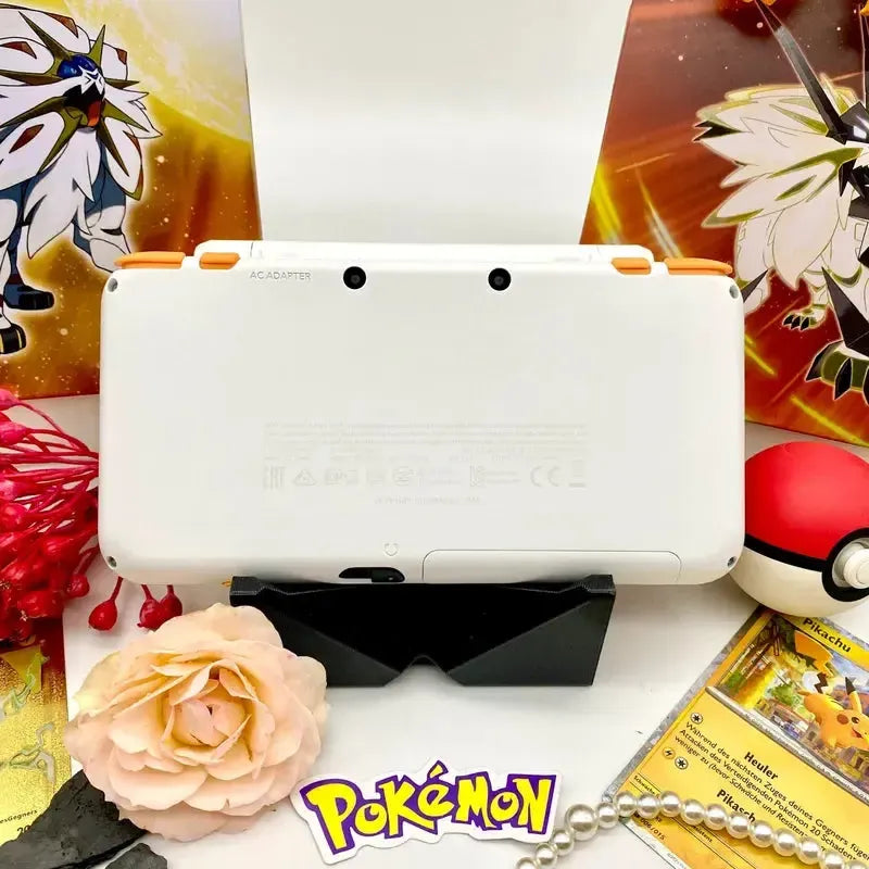 New Nintendo 2DS XL in weiß/orange gemoddet