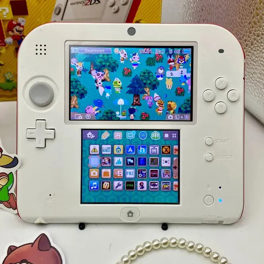 Nintendo 2DS in weiß gemoddet