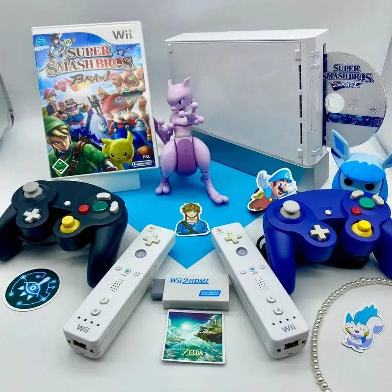 Nintendo Wii in weiß gemoddet