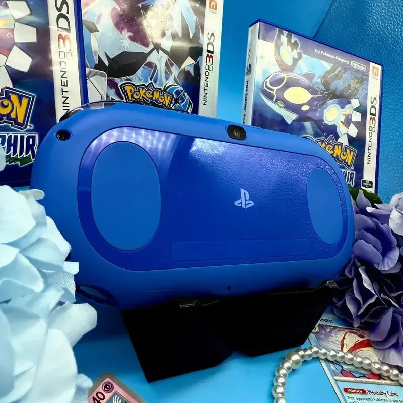 PS Vita 2000 in blau schwarz gemoddet