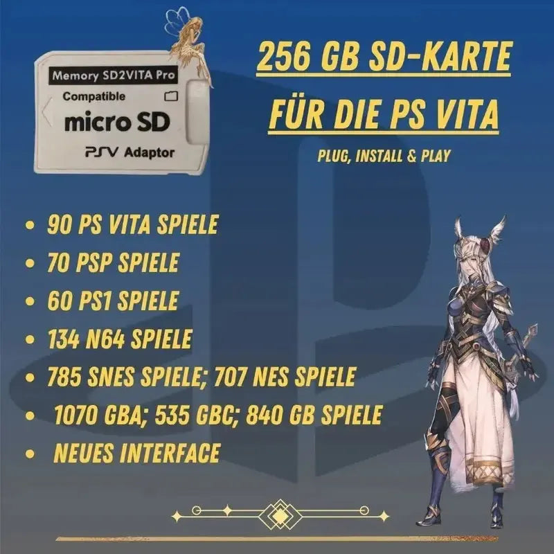 PS Vita Modding Service - 256GB/512GB Memory Card - 3DSRenew