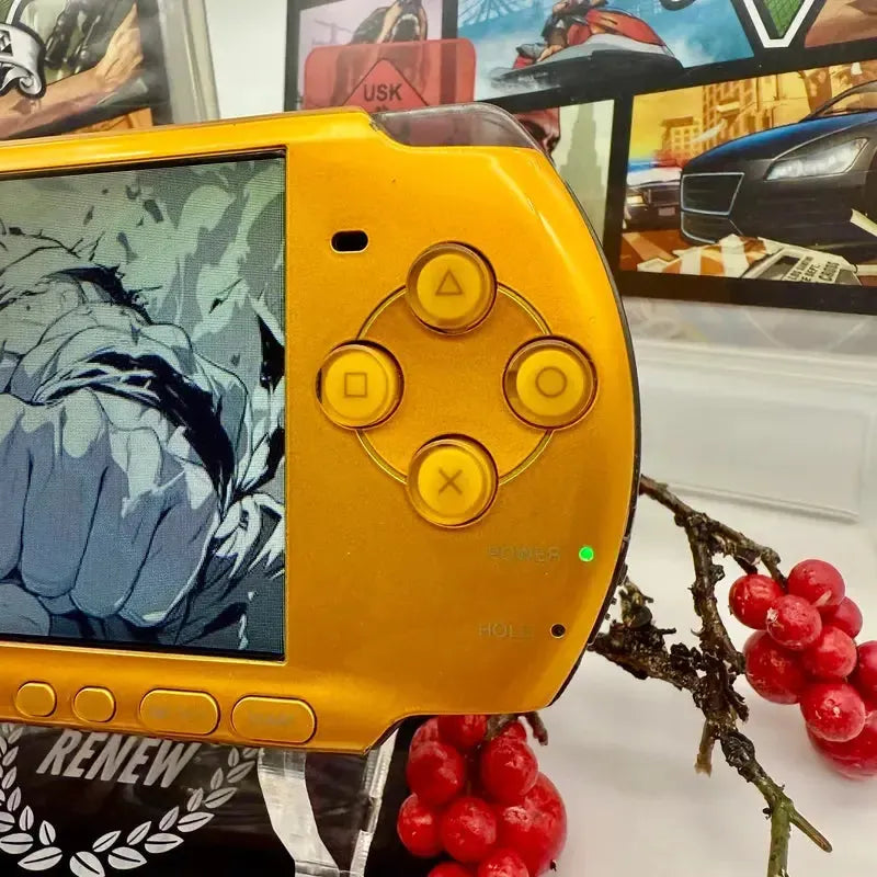 PSP 3000 (bright) in gold gemoddet