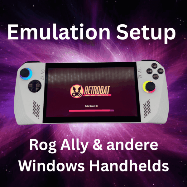 RetroBat Setup für Windows Handheld