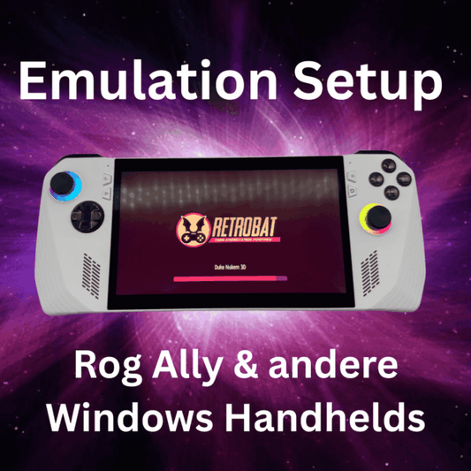 RetroBat Setup für Windows Handheld