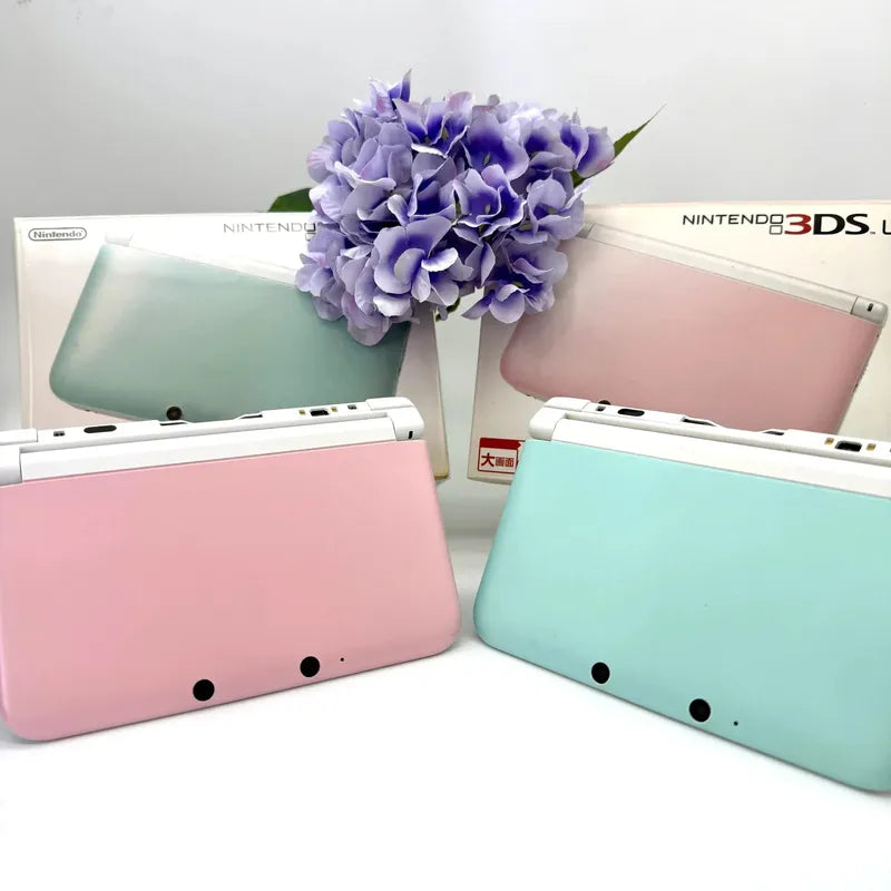 Nintendo 3DS XL whine x mint/pink gemoddet