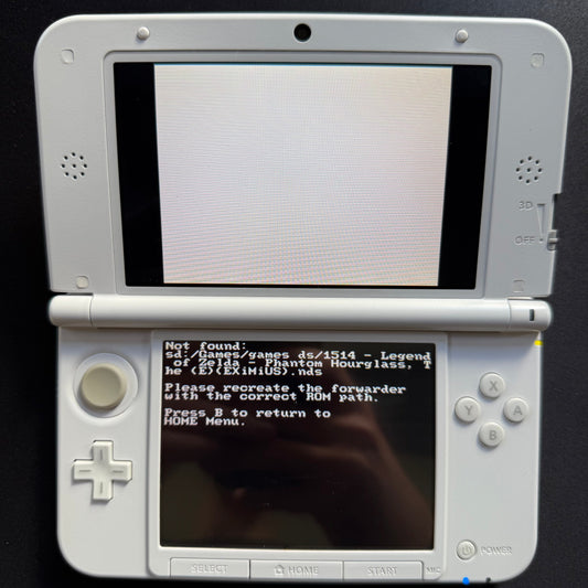 3DS Fehler starten DS Spiel auf Home Screen