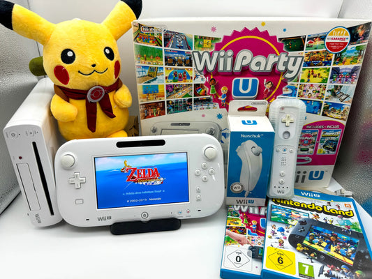 Nintendo WiiU in weiß gemoddet