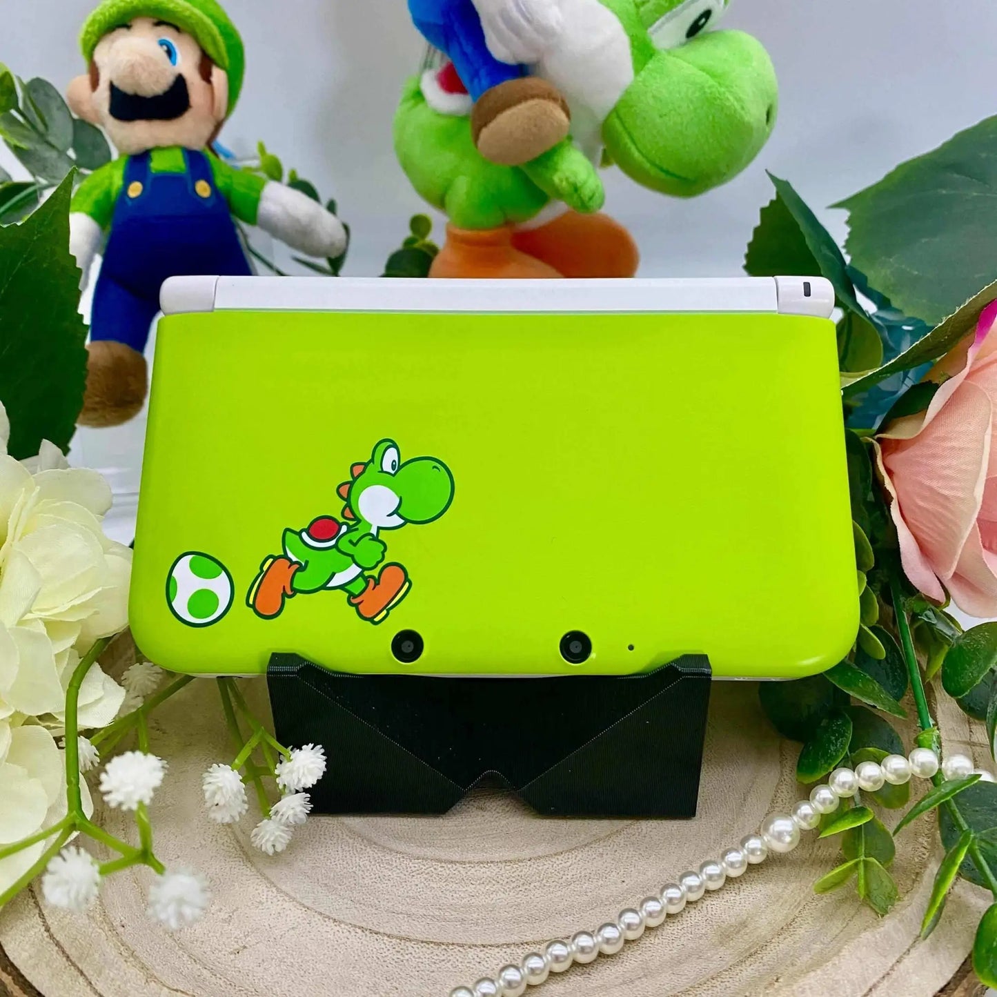 Nintendo 3DS XL Yoshi gemoddet - 3DSRenew