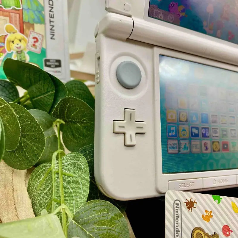 Nintendo 3DS XL weiß Animal Crossing gemoddet - 3DSRenew