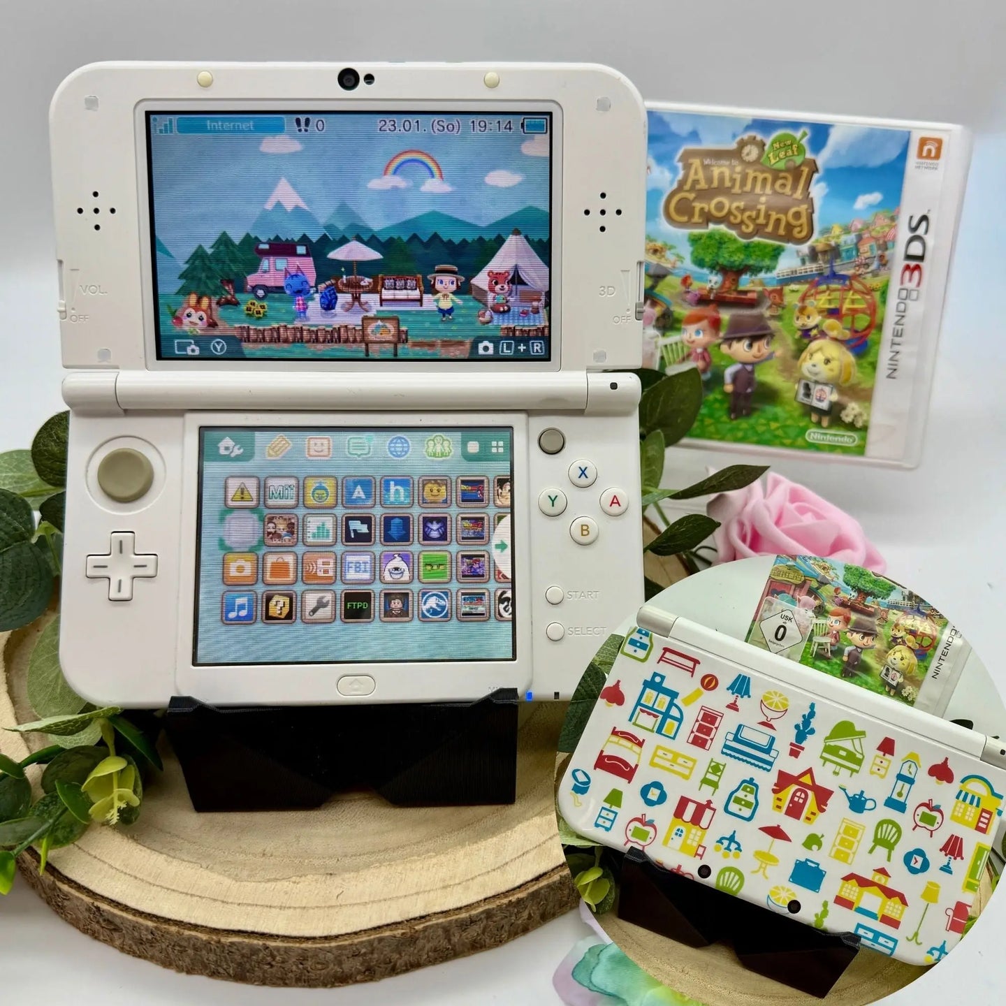 New Nintendo 3DS XL Animal Crossing gemoddet