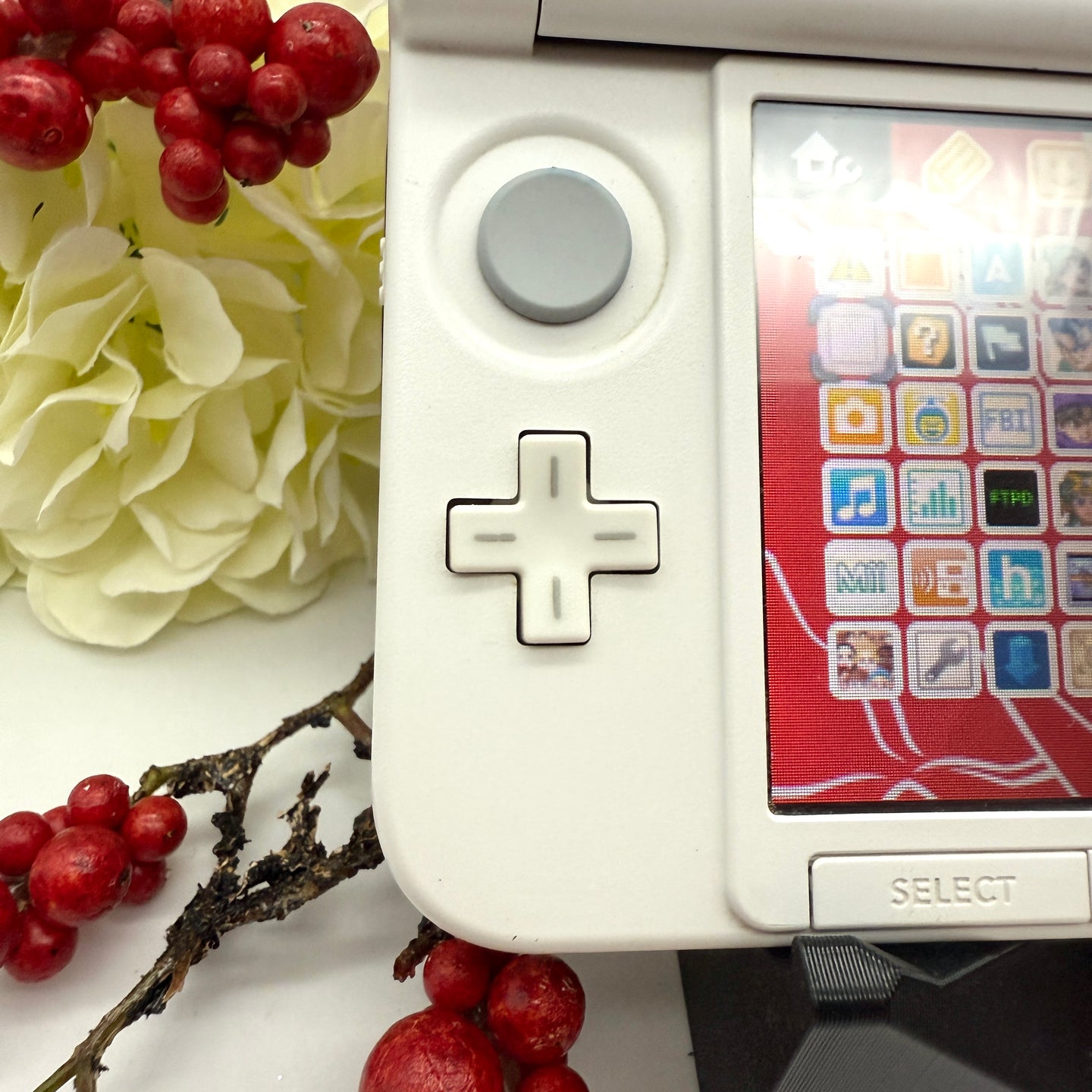 Nintendo 3DS XL weiß rot Pokemon XY gemoddet