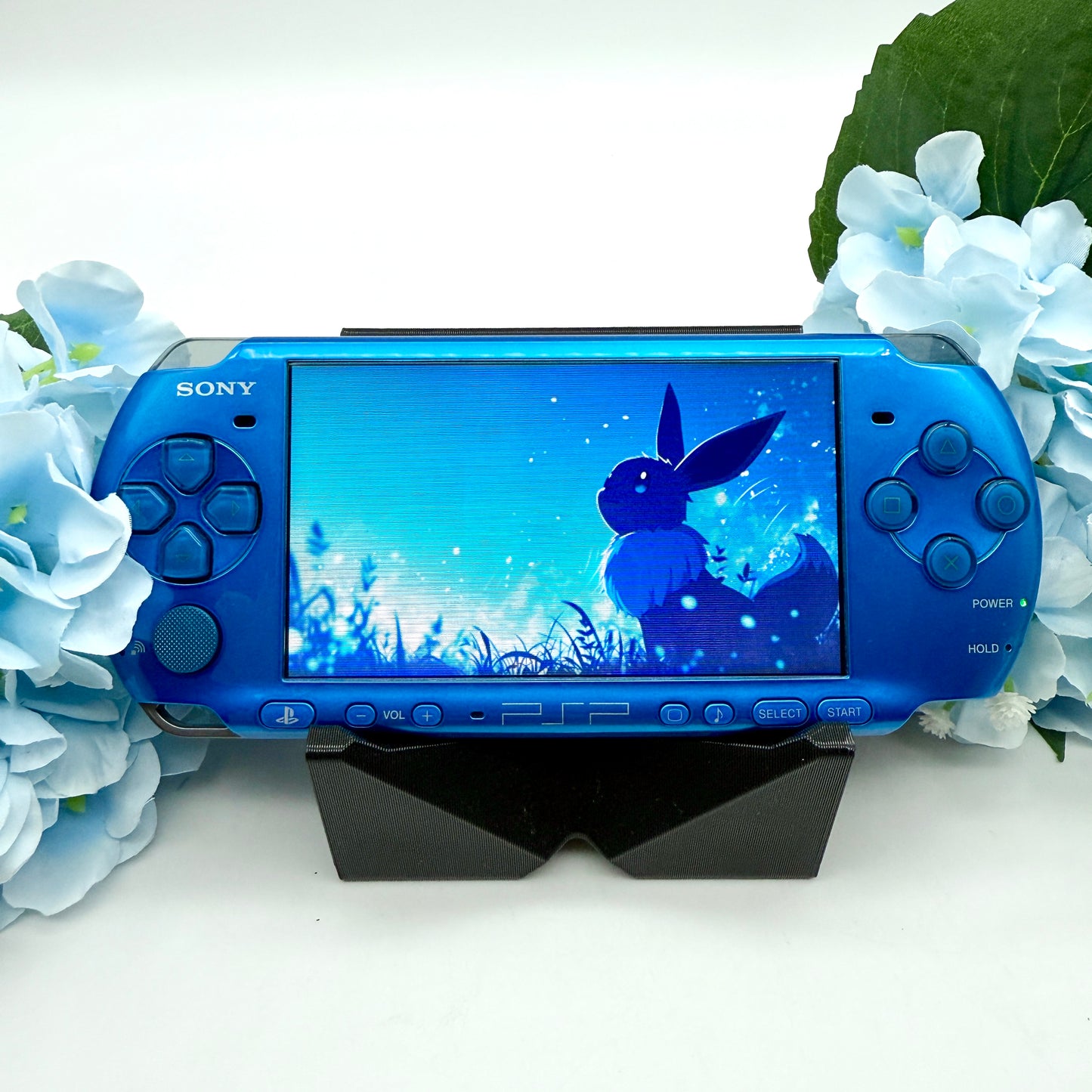 PSP 3000 in blau gemoddet