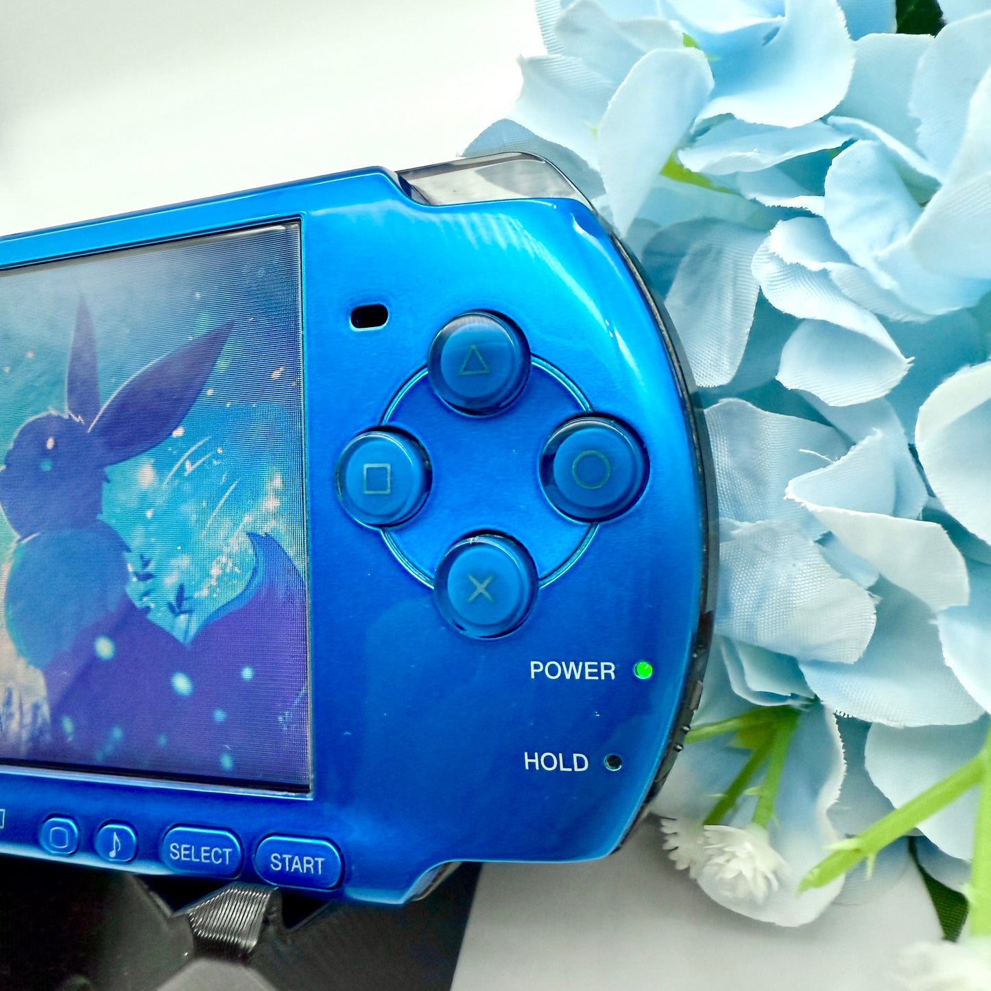 PSP 3000 in blau gemoddet