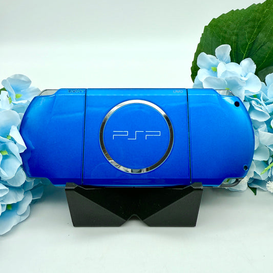 PSP 3000 in blau gemoddet