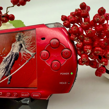 PSP 3000 in rot gemoddet