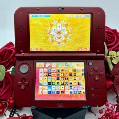 New Nintendo 3DS XL  rot Pokemon gemoddet
