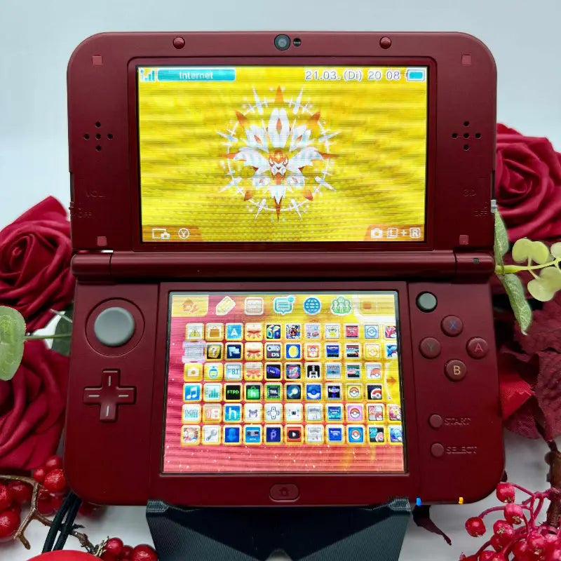 New Nintendo 3DS XL rot Pokemon Design gemoddet - 3DSRenew