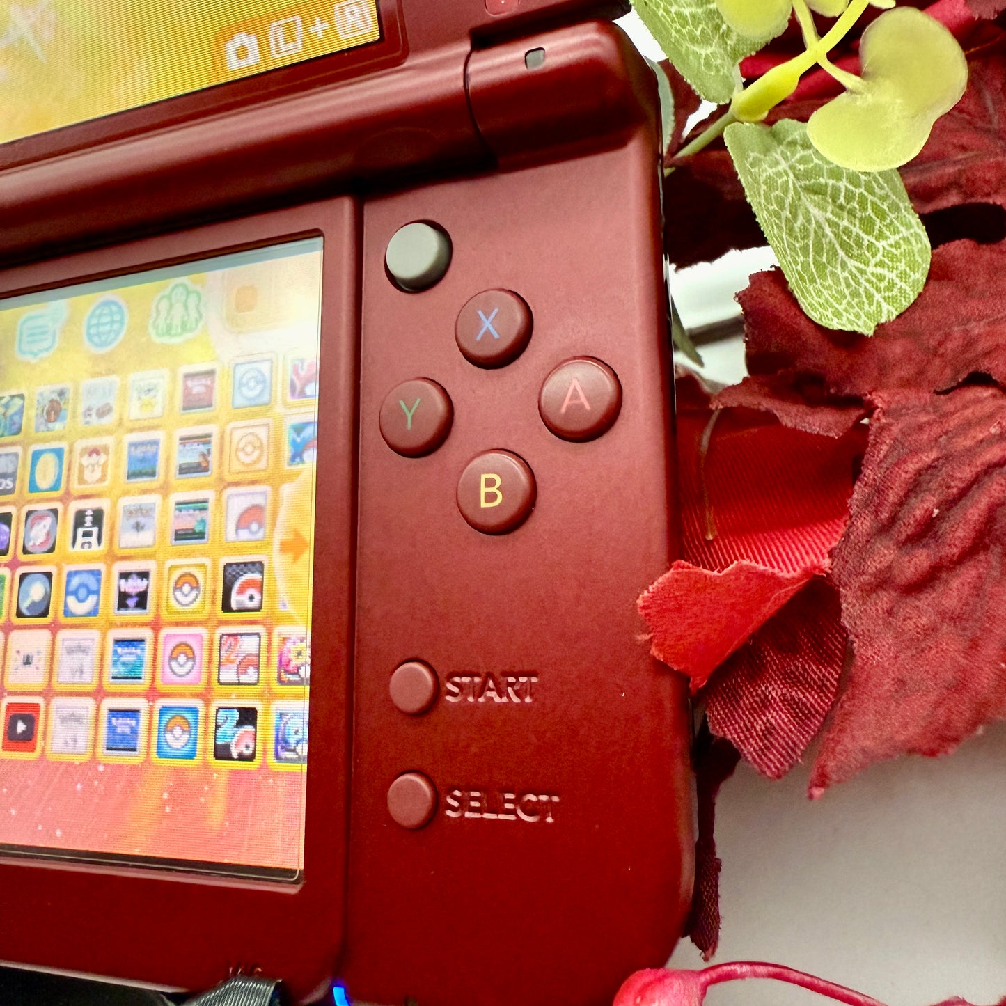 New Nintendo 3DS XL  rot Pokemon gemoddet