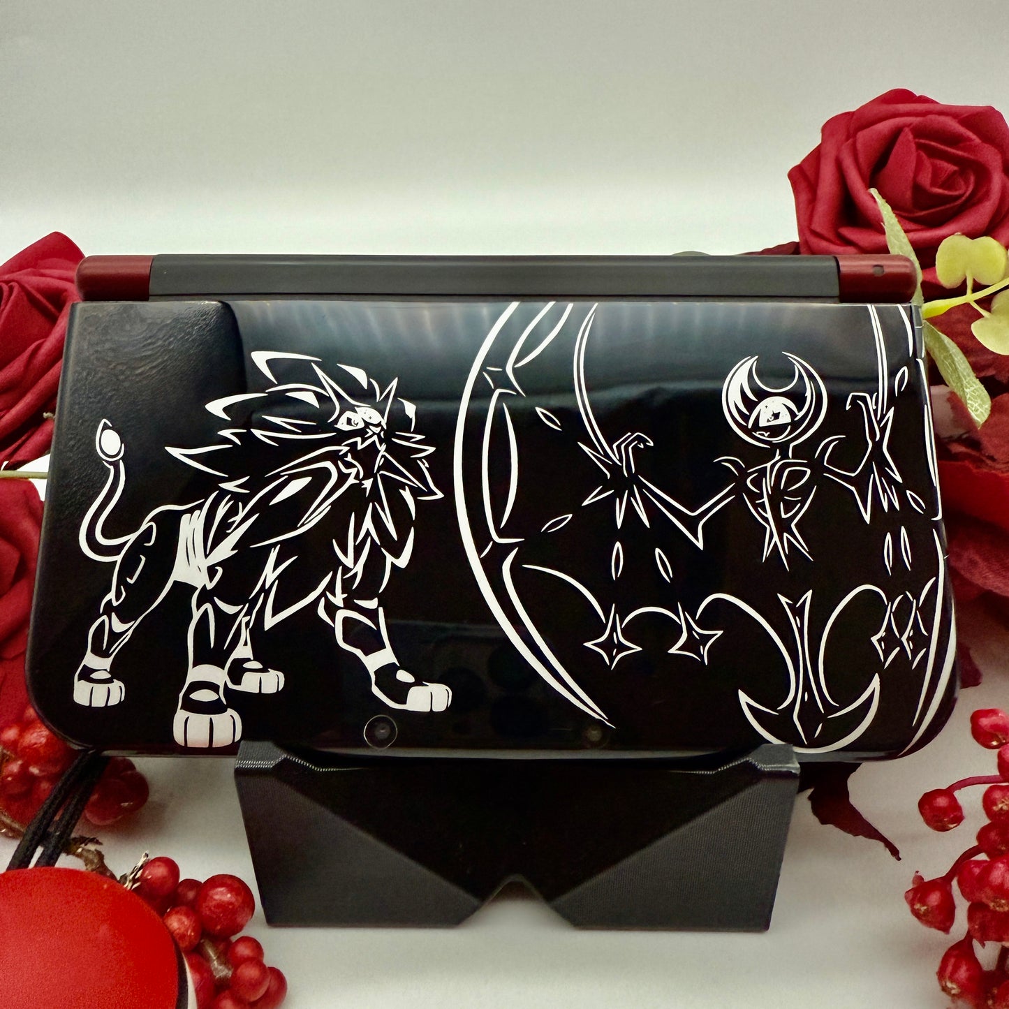 New Nintendo 3DS XL  rot Pokemon gemoddet