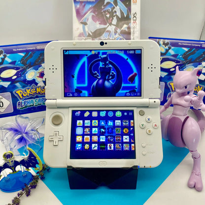 New Nintendo 3DS XL white Galaxy modded