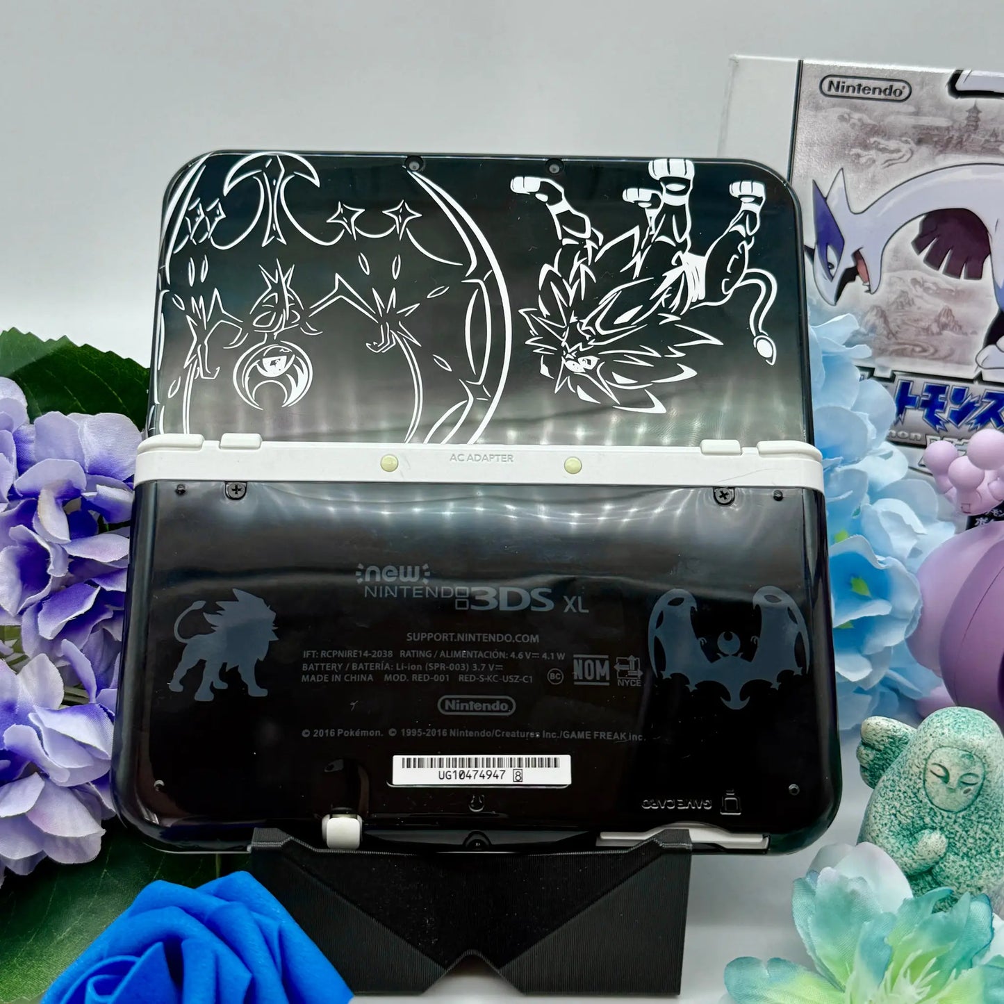 New Nintendo 3DS XL Pearl Pokemon modded