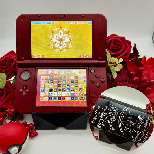 New Nintendo 3DS XL  rot Pokemon gemoddet